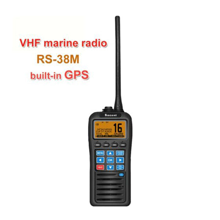 Recent RS 38M Marine VHF DSC Handheld Radio (Class-D)